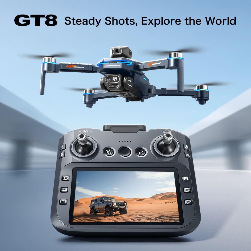 Drone Dobrável GT8 Max com Câm - Drone Video Production avaliação e preço