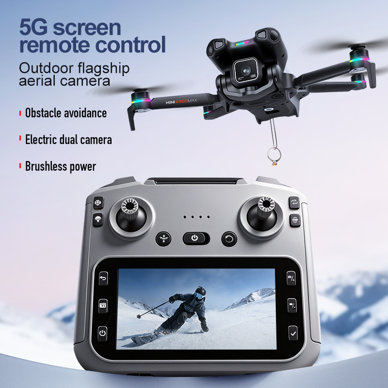 Novo Drone K900 MAX GPS com Câ - Drone Photogrammetry avaliação e preço